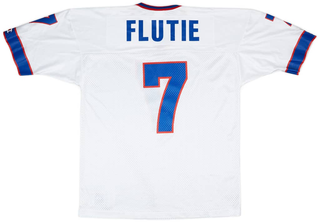 1998-00 Buffalo Bills Flutie #7 Champion Away Jersey - 8/10 - (L)