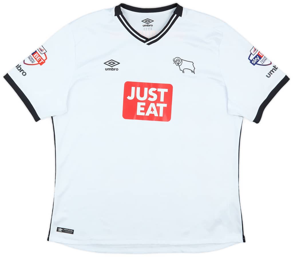 2015-16 Derby County Home Shirt Hughes #19 - 7/10 - (XXL)