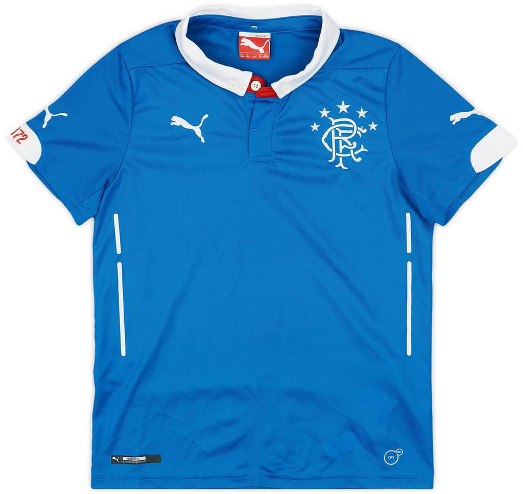 2014-15 Rangers Home Shirt - 9/10 - (M.Boys)