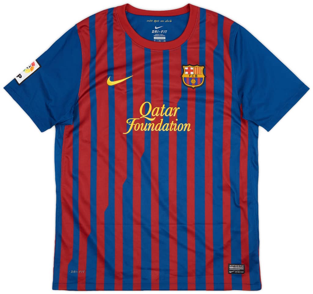 2011-12 Barcelona Home Shirt - 9/10 - (XL.Boys)