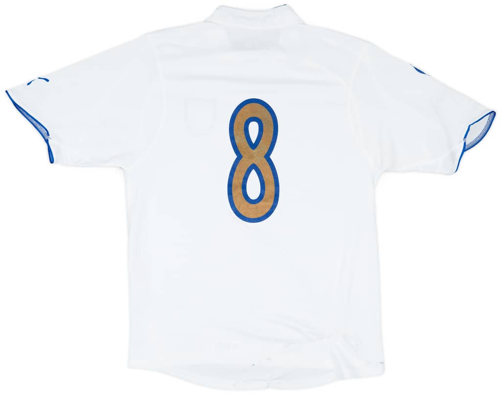 2003-04 Italy U-19 Match Issue Away Shirt #8 (Aquilani)