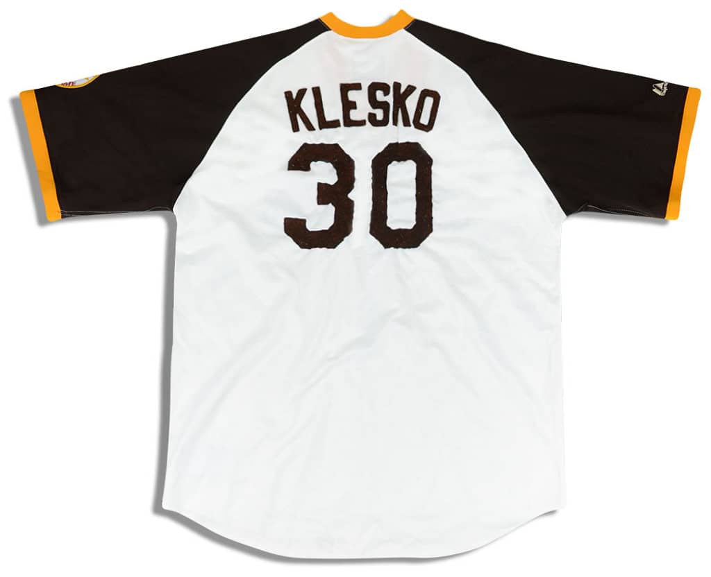 1978 San Diego Padres Klesko #30 Majestic Cooperstown Collection Jersey (Home) XXL