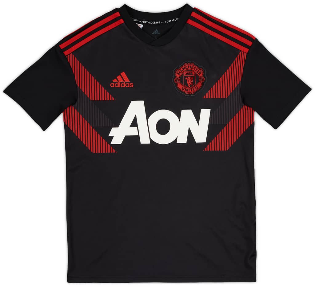 2018-19 Manchester United adidas Training Shirt - 8/10 - (L.Boys)