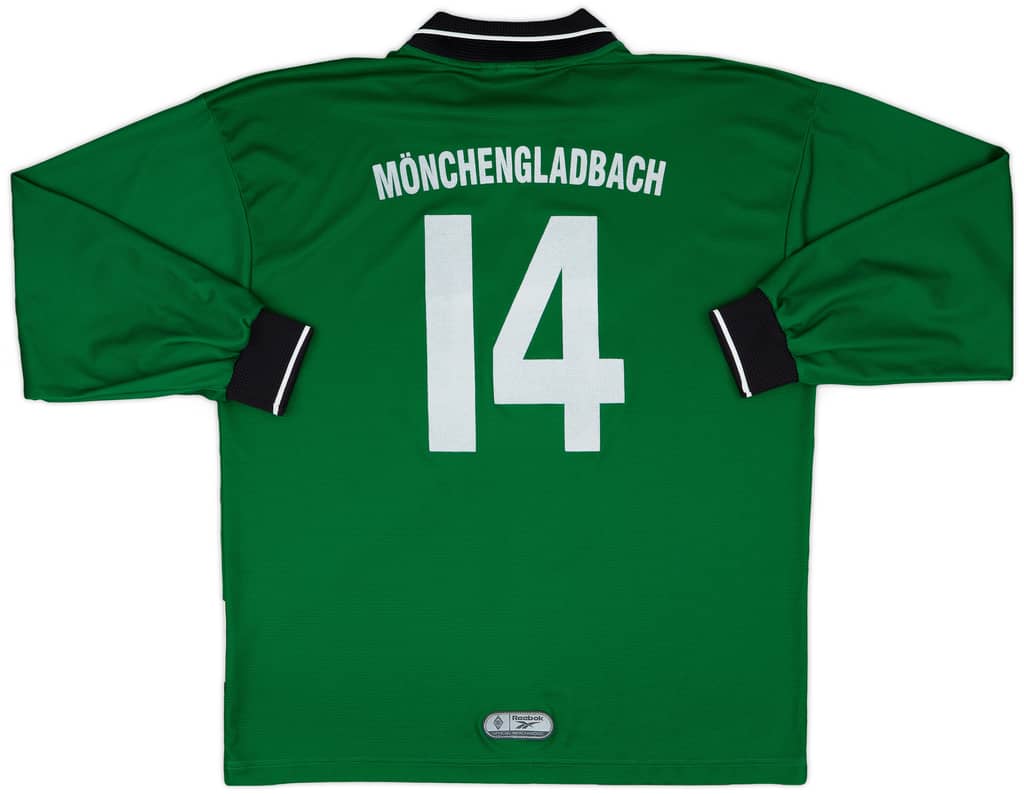1999-00 Borussia Monchengladbach Match Issue Home L/S Shirt #14