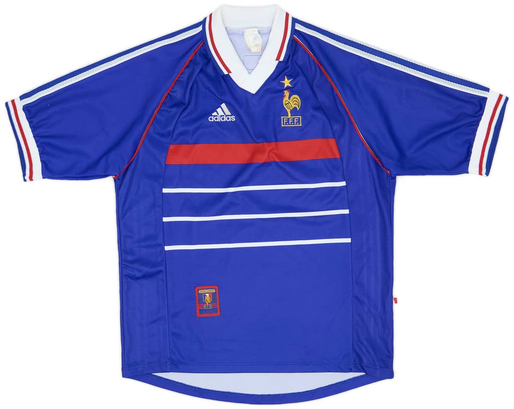 1998-00 France Home Shirt - 7/10 - (M)