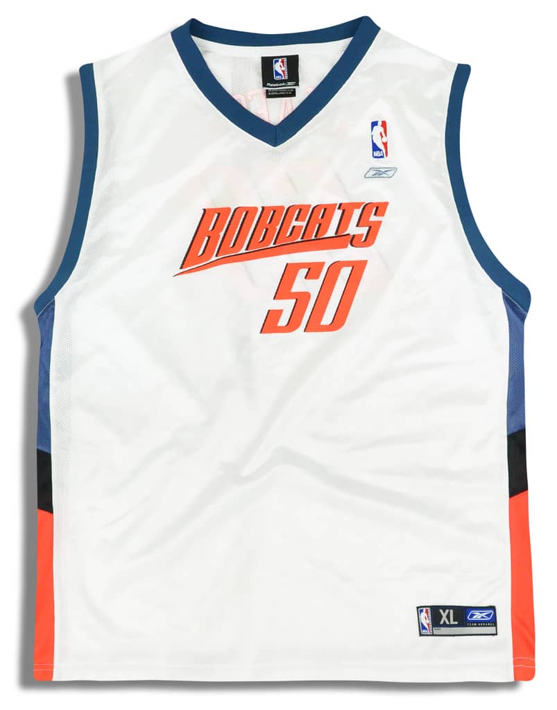2004-06 Charlotte Bobcats Okafor #50 Reebok Jersey (Home) Y