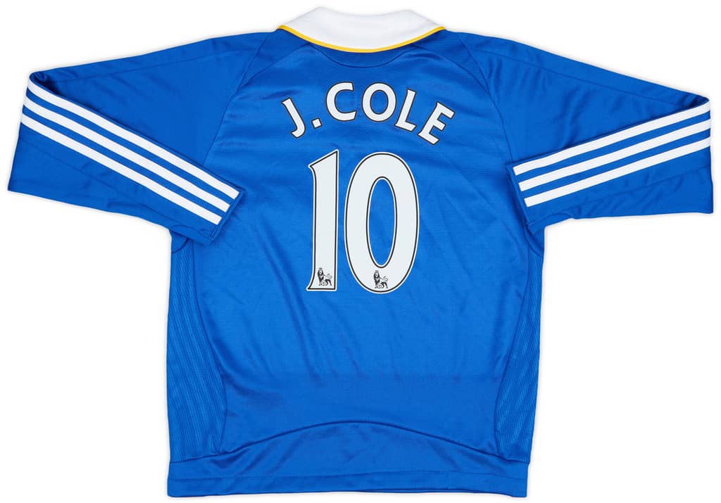 2008-09 Chelsea Home L/S Shirt J.Cole #10 - 8/10 - (S.Boys)