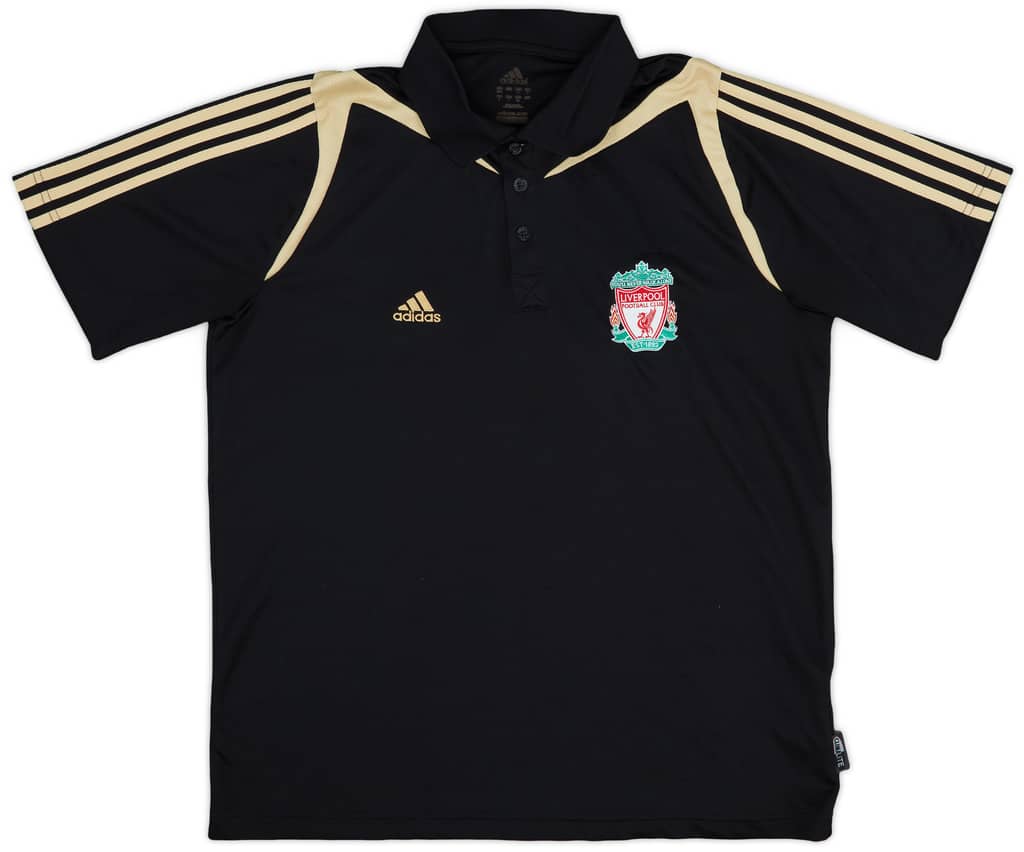 2008-09 Liverpool adidas Polo Shirt - 7/10 - (L)