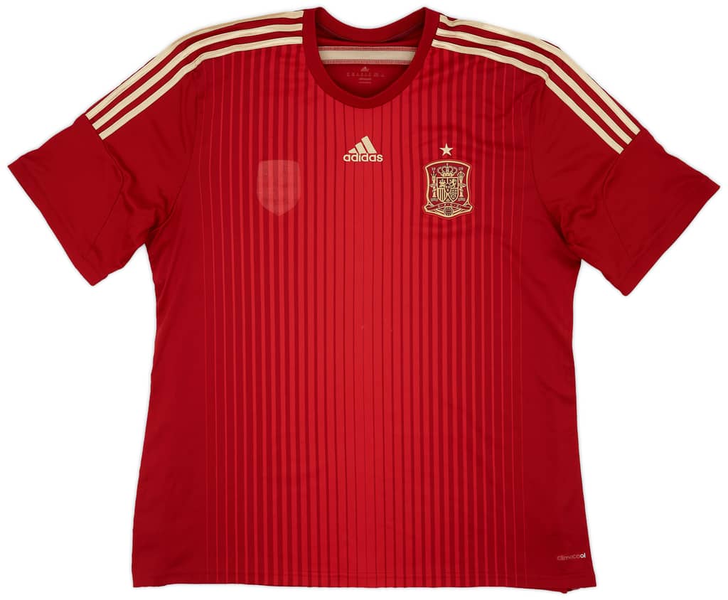 2013-15 Spain Home Shirt - 5/10 - (XXL)