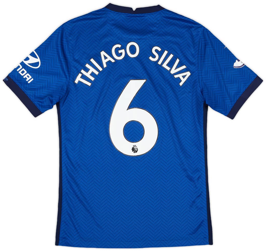 2020-21 Chelsea Home Shirt Thiago.Silva #6 - 6/10 - (S)