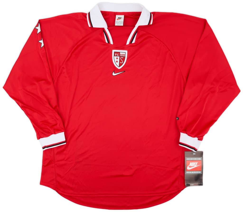 1998-00 FC Sion Player Issue Away L/S Shirt (L)
