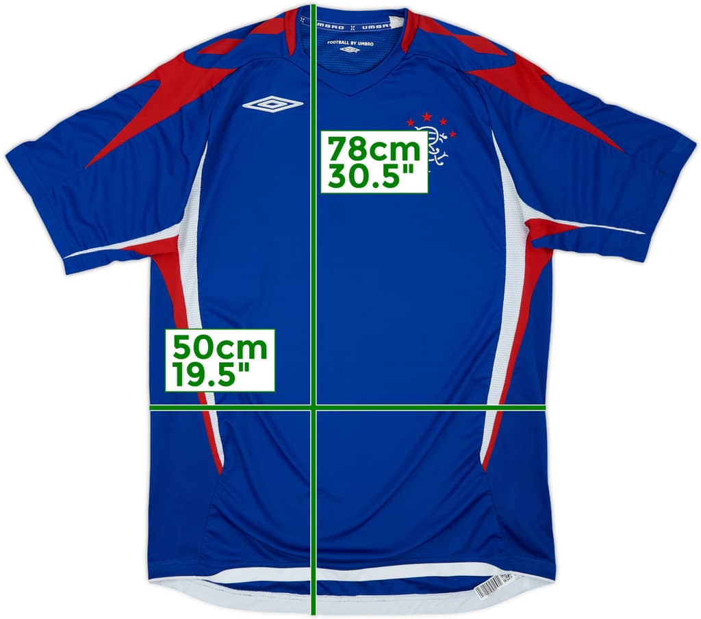 2006-07 Rangers Umbro Training Shirt - 5/10 - (L)