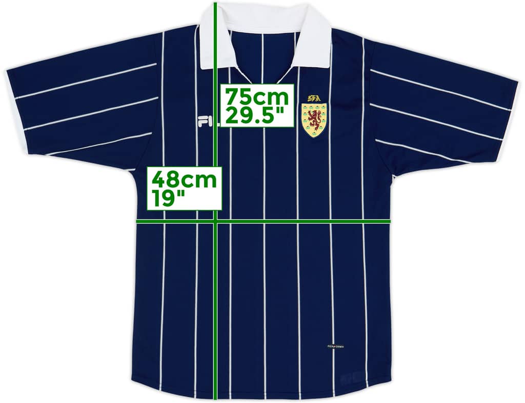 2002-03 Scotland Home Shirt - 5/10 - (S)