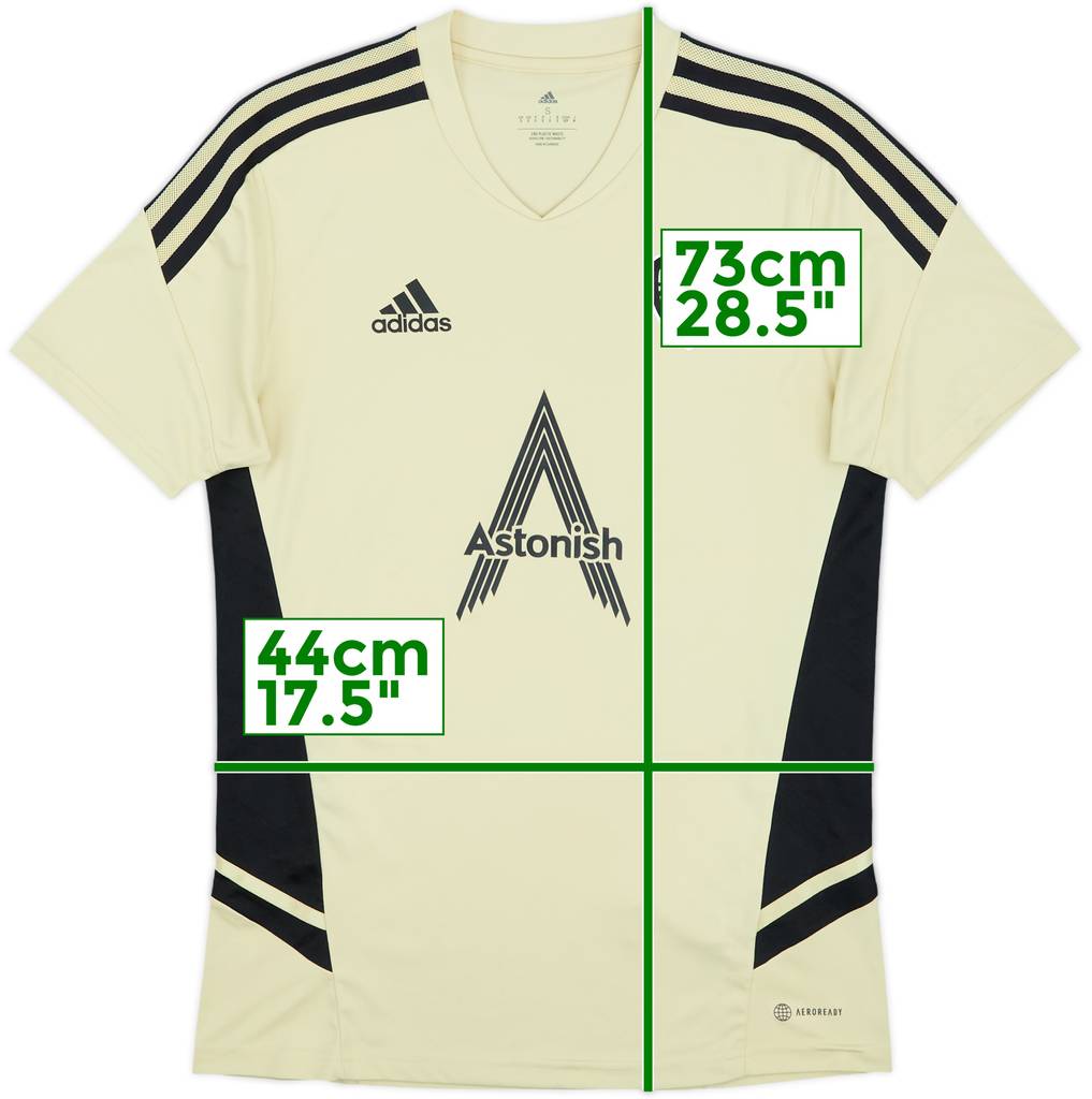 2022-23 Leeds adidas Training Shirt - 10/10 - (S)