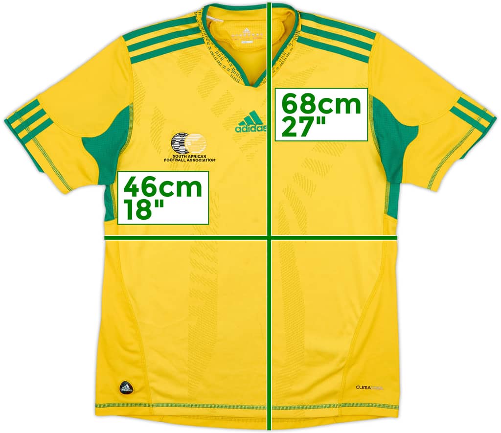 2009-11 South Africa Home Shirt - 5/10 - (L.Boys)