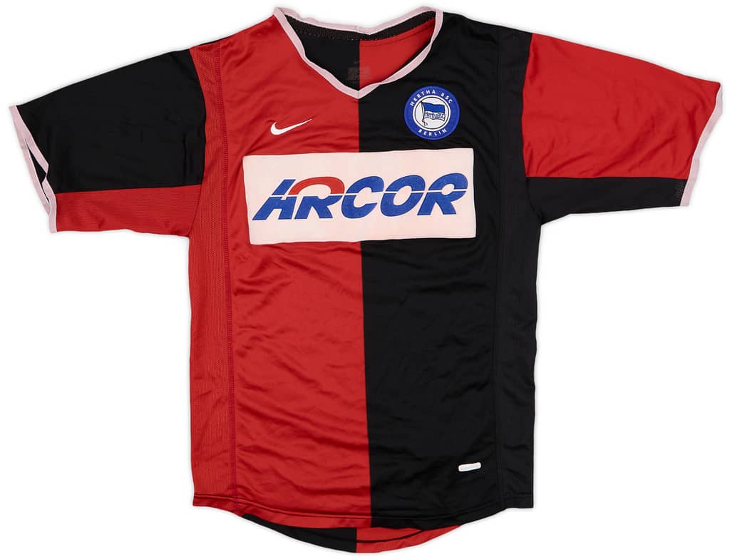 2001-02 Hertha Berlin Away Shirt - 7/10 - (XL.Boys)
