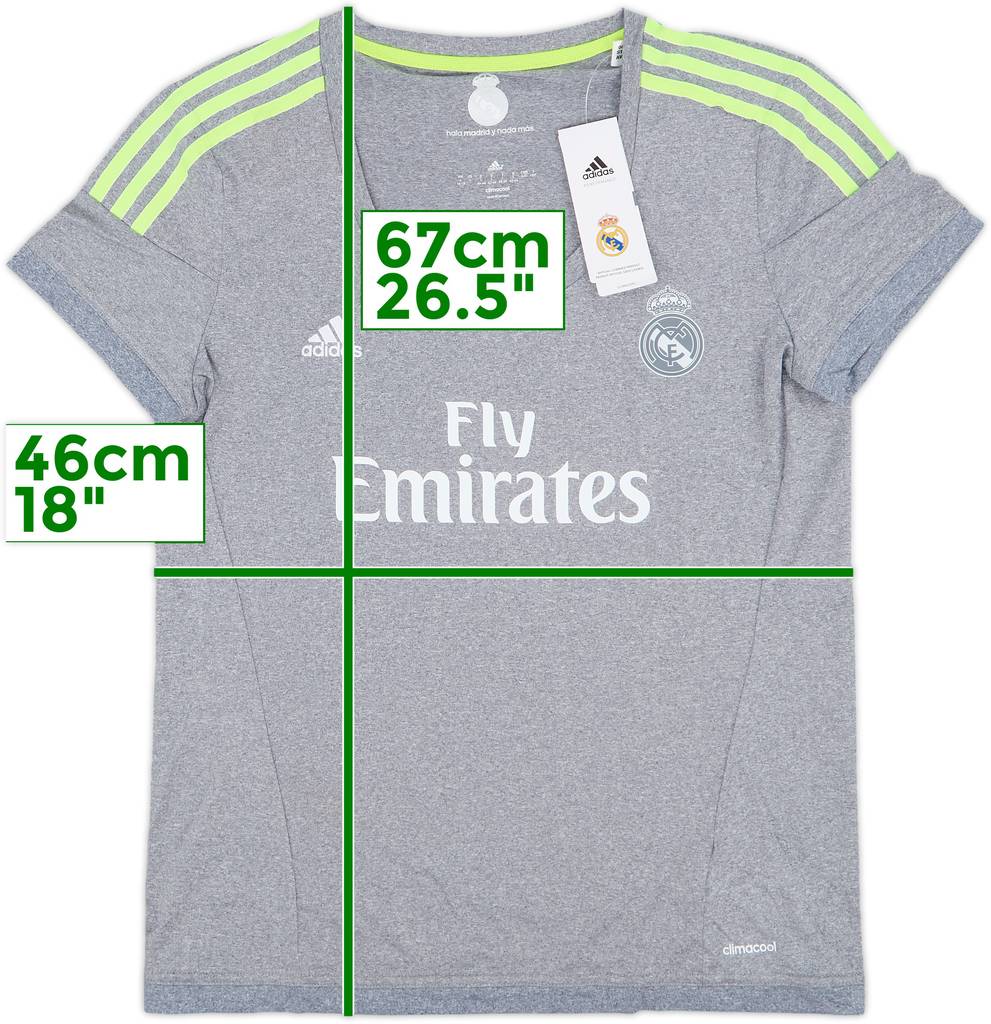 2015-16 Real Madrid Away Shirt (Women's L)
