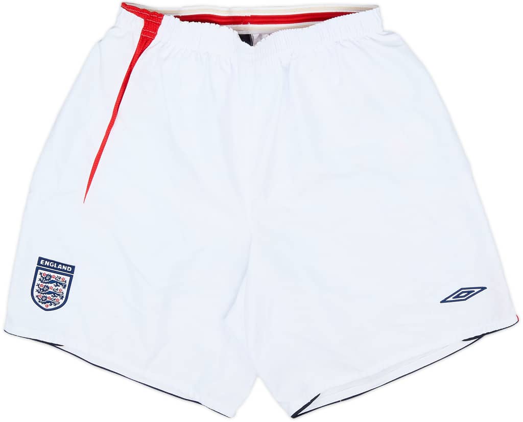 2005-07 England Alternative Home Shorts - 6/10 - (L)