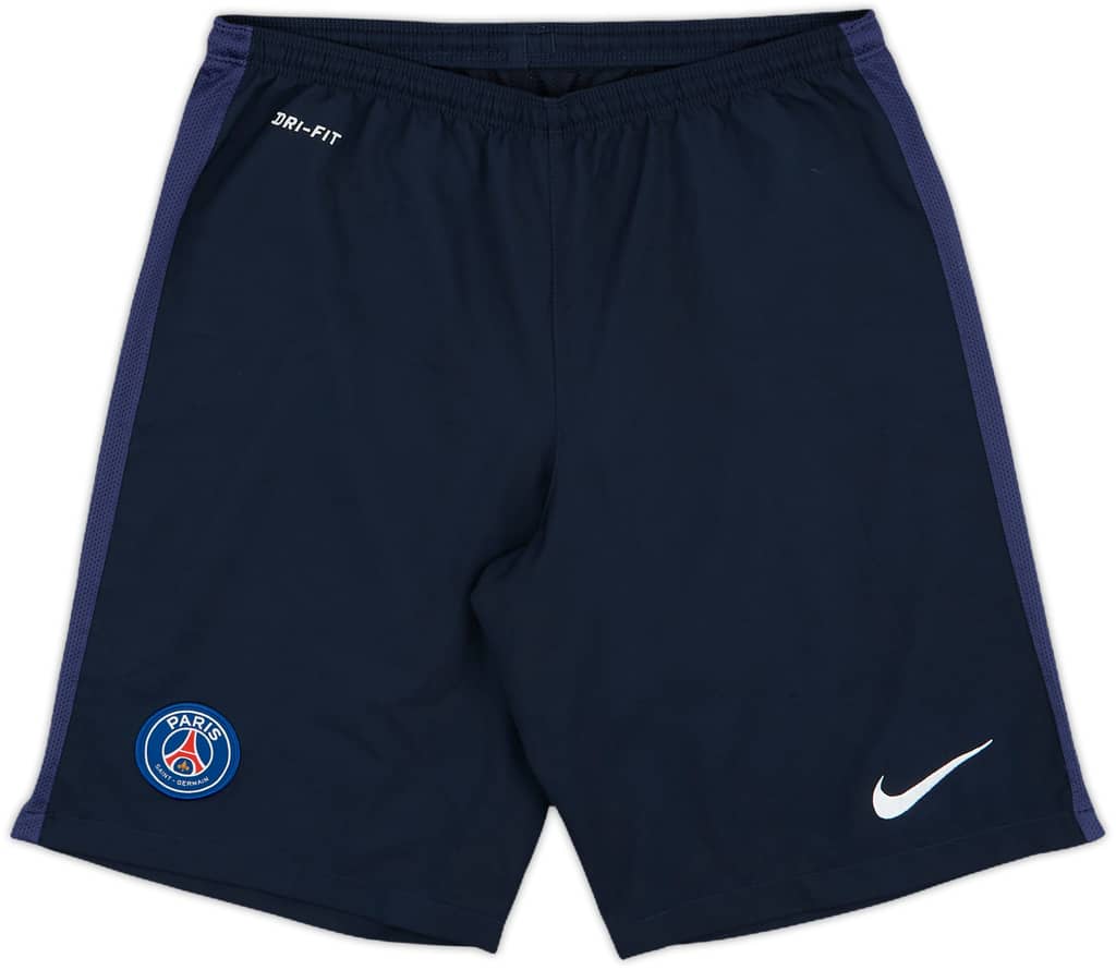 2015-16 Paris Saint-Germain Home Shorts - 9/10 - (S)