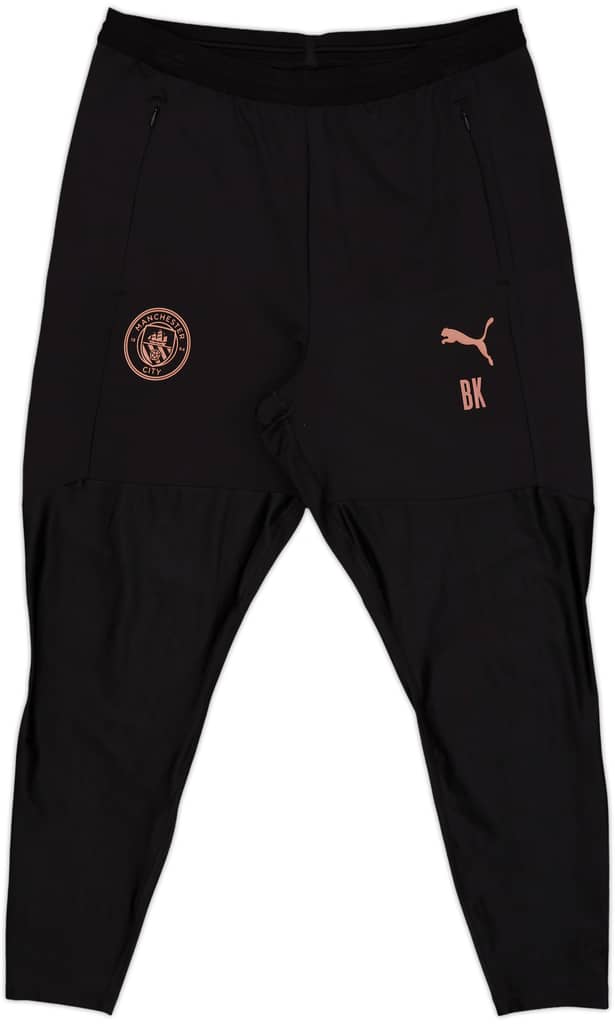 2019-20 Manchester City Puma Staff Issue Track Pants/Bottoms BK - 9/10 - (XL)