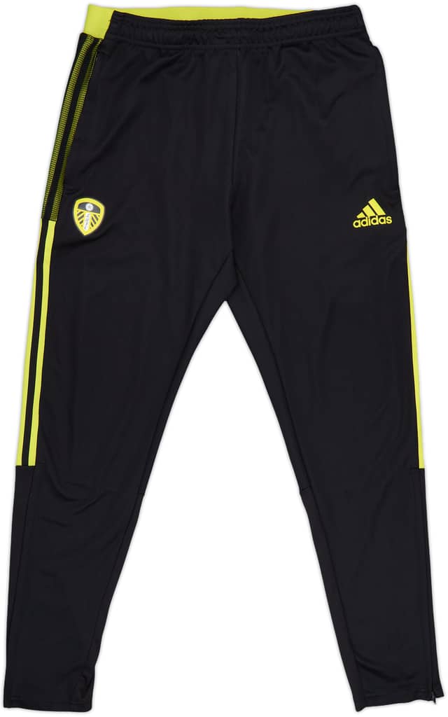 2021-22 Leeds United adidas Track Pants/Bottoms - 9/10 - (L)