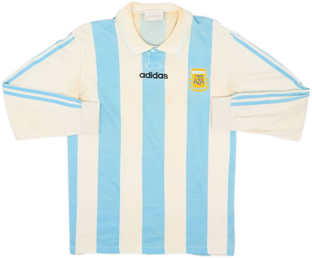 1994 Argentina Home L/S Shirt - 5/10 - (S)