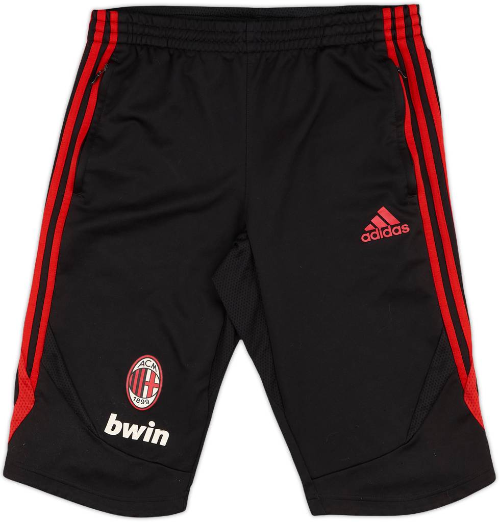 2009-10 AC Milan adidas Long Training Shorts - 8/10 - (S)