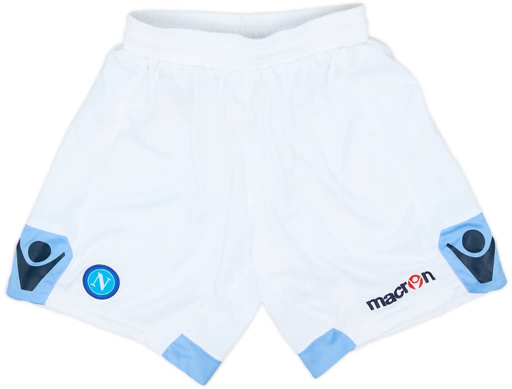 2010-11 Napoli Home Shorts - 7/10 - (M.Boys)