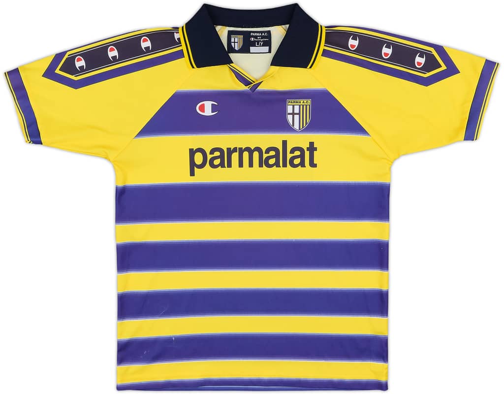 1999-00 Parma Home Shirt - 9/10 - (L.Boys)