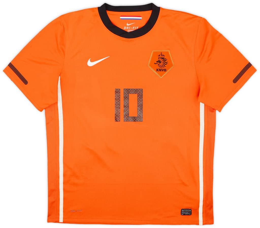 2010-11 Netherlands Home Shirt Sneijder #10 - 5/10 - (L)