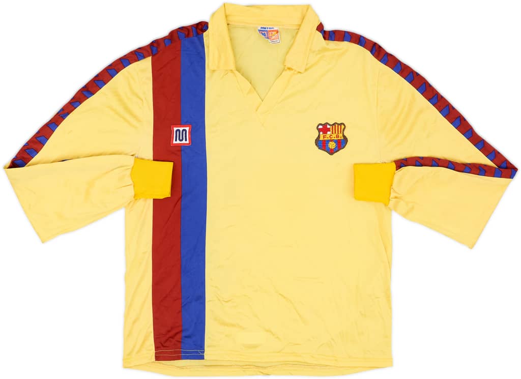1984-89 Barcelona Away L/S Shirt - 6/10 - (L)
