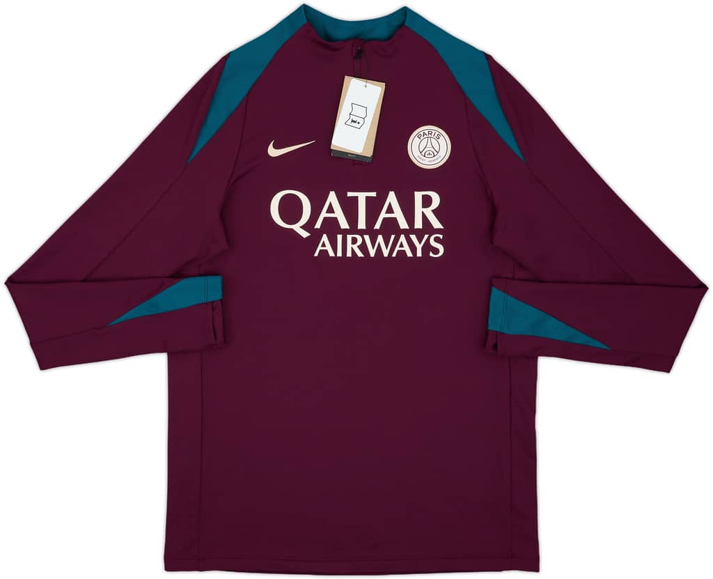 2024-25 Paris Saint-Germain Nike 1/4 Zip Drill Top (M)