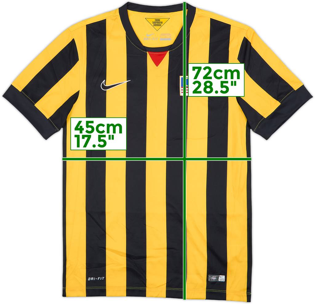 2014-16 Malaysia Home Shirt - 10/10 - (S)