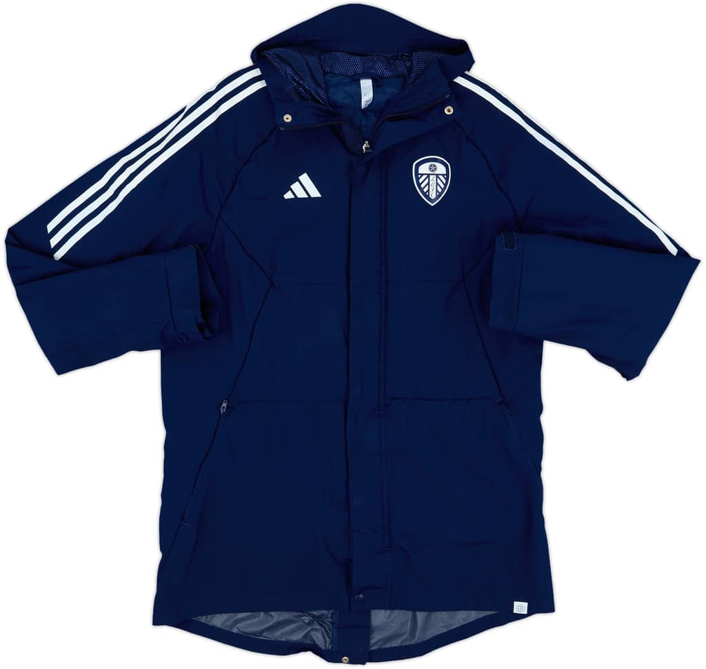 2023-24 Leeds adidas Padded Bench Coat - 8/10 - (M)