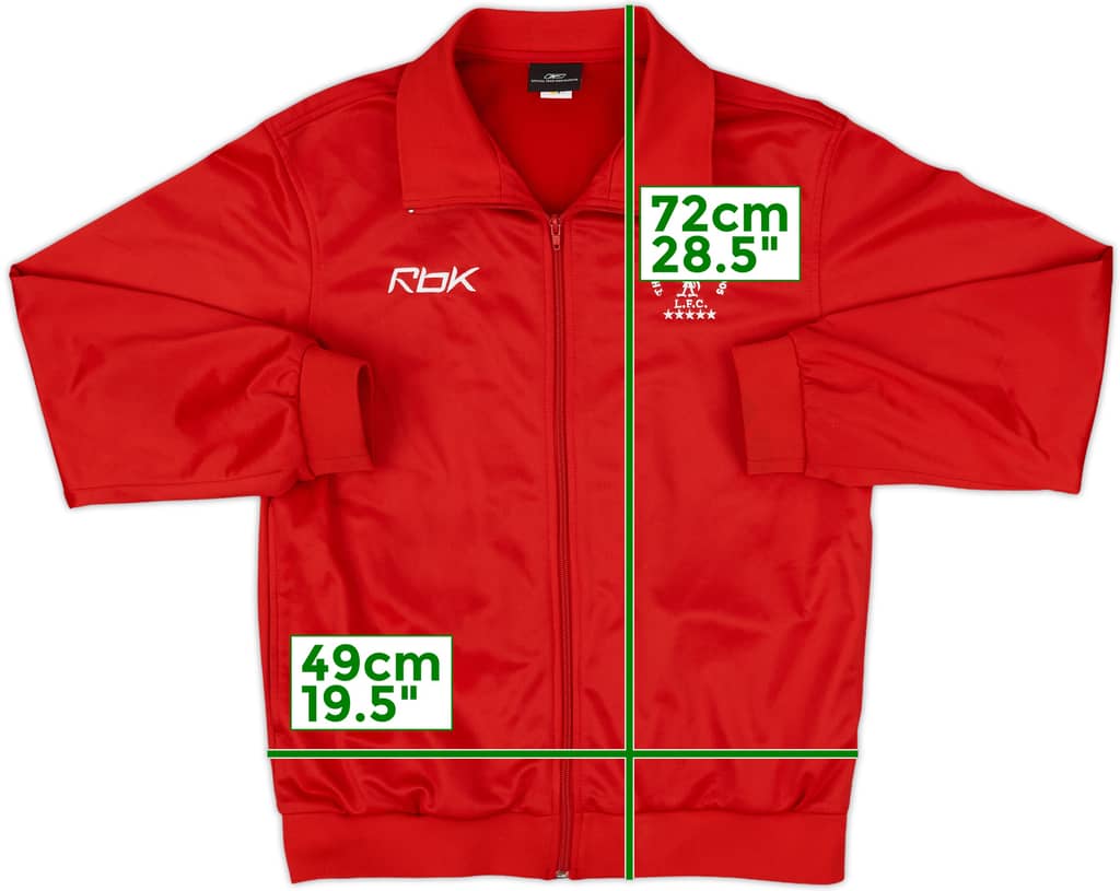 2005 Liverpool Reebok The Final Istanbul Track Jacket - 8/10 - (S)