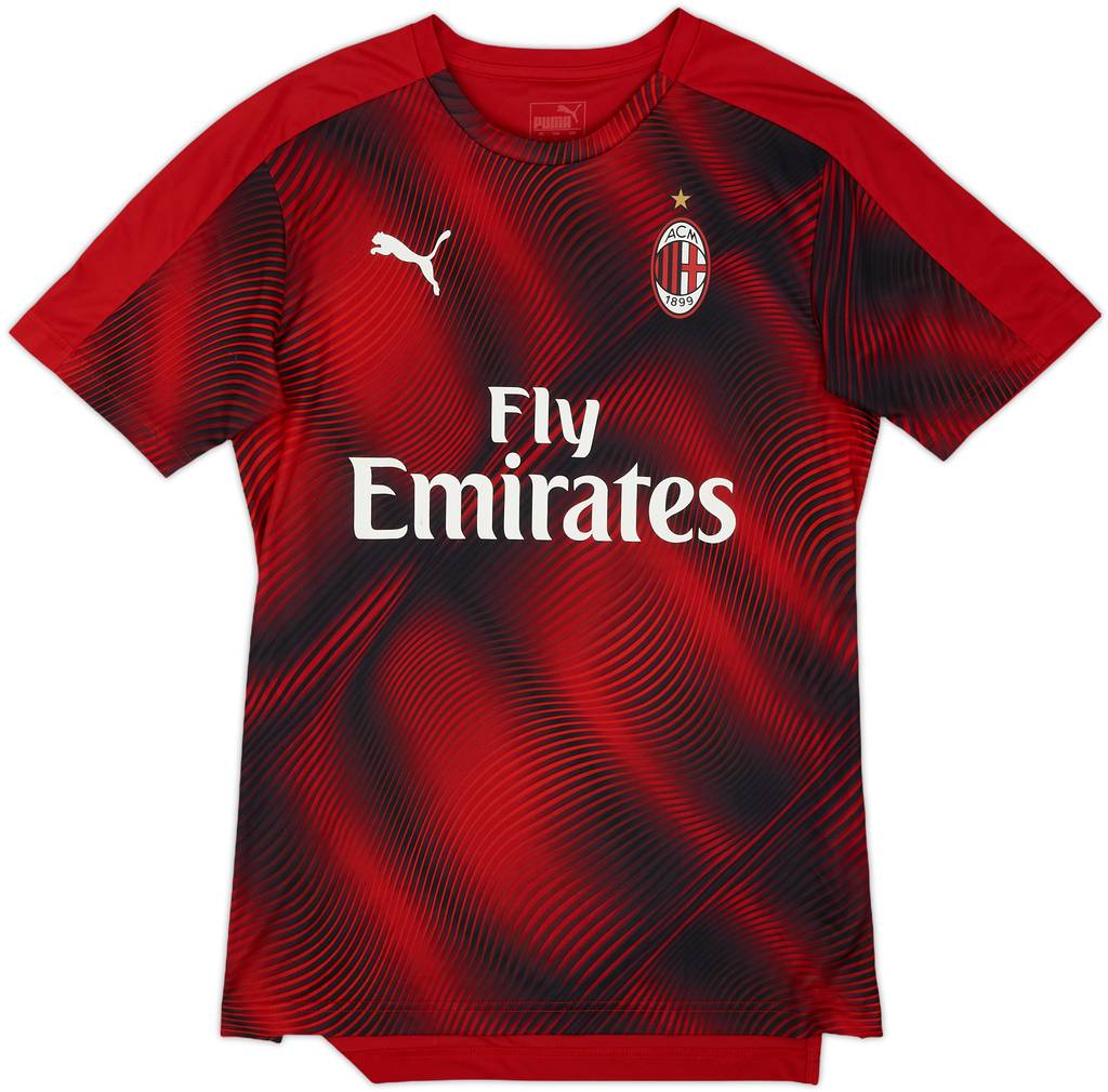 2019-20 AC Milan Puma Training Shirt - 8/10 - (S)