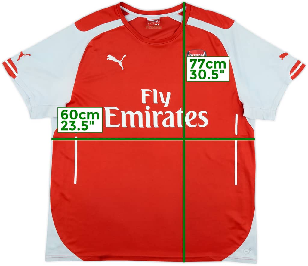 2014-15 Arsenal Home Shirt - 5/10 - (XL)