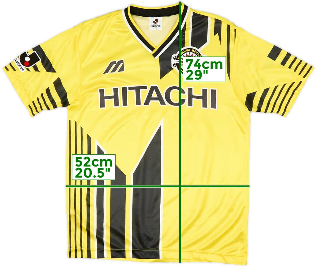 1995-96 Kashiwa Reysol Home Shirt - 7/10 - (M/L)