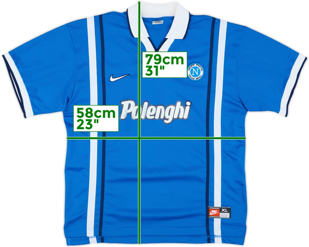 1997-98 Napoli Home Shirt - 6/10 - (XL)