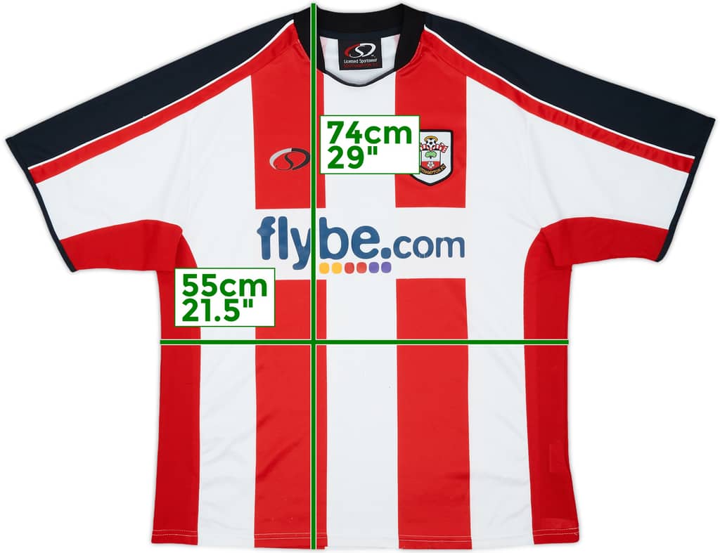 2006-08 Southampton Home Shirt - 5/10 - (L)