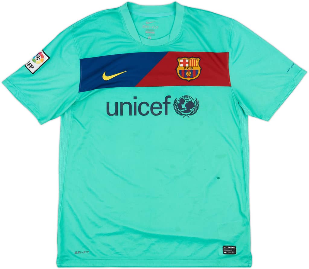 2010-11 Barcelona Away Shirt Messi #10 - 6/10 - (L)
