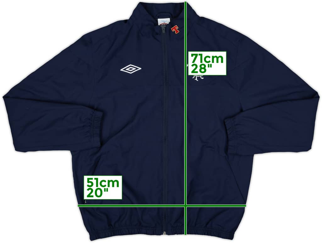 2011-12 Rangers Umbro Track Jacket - 9/10 - (L)