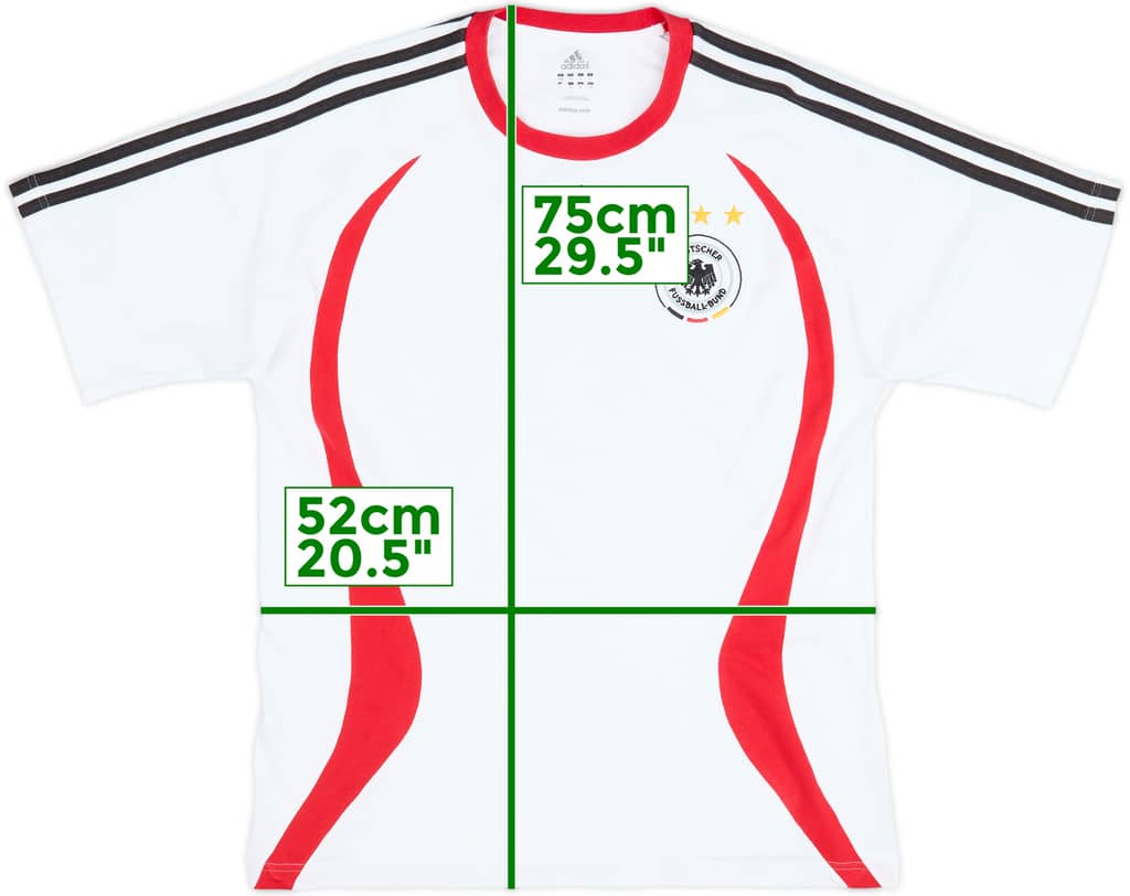 2005-06 Germany adidas Cotton Tee - 8/10 - (M/L)