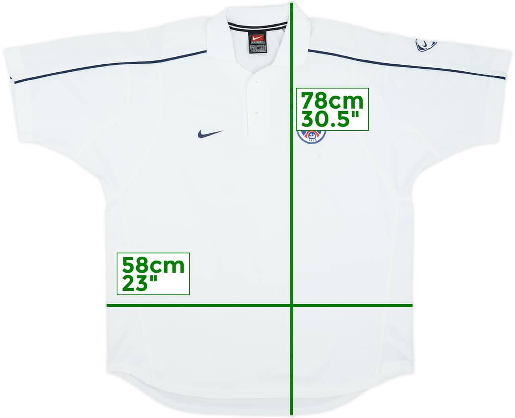 2001-02 Paris Saint-Germain Nike Polo Shirt - 6/10 - (L)