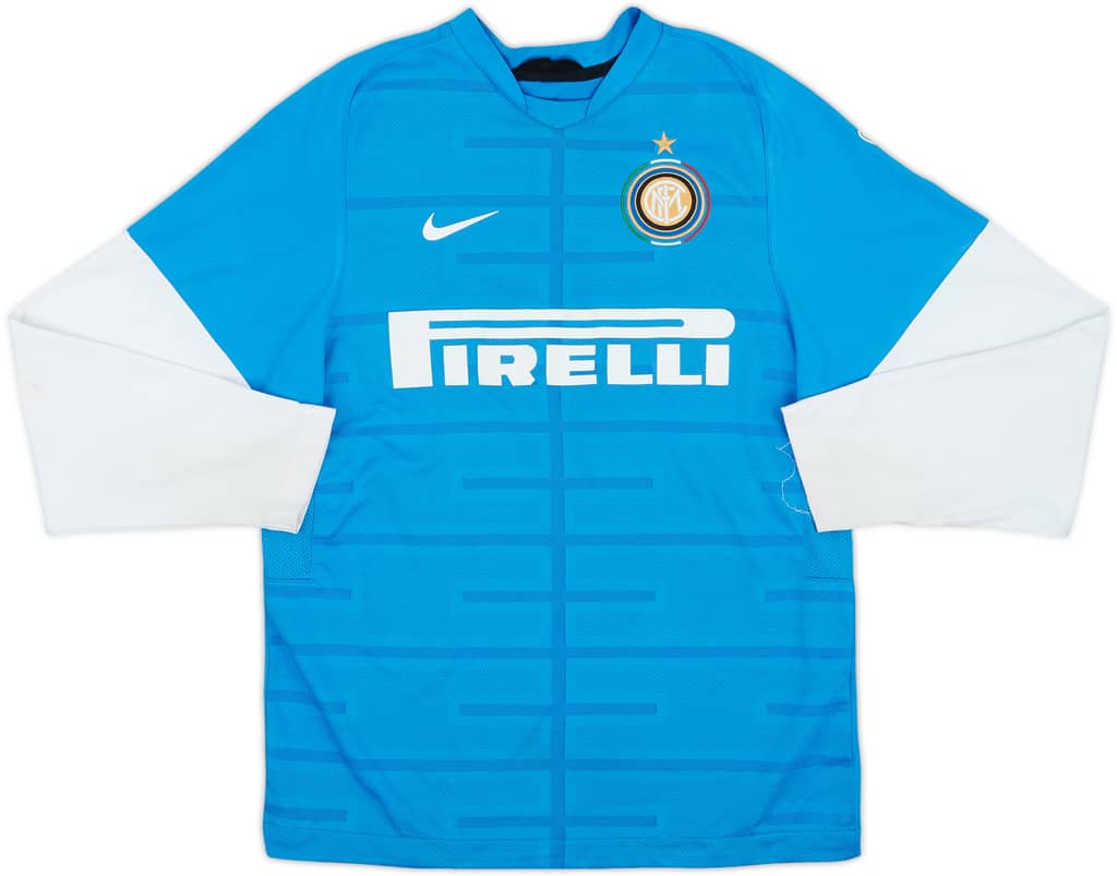 2009-10 Inter Milan Nike Training L/S Shirt - 7/10 - (M.Boys)