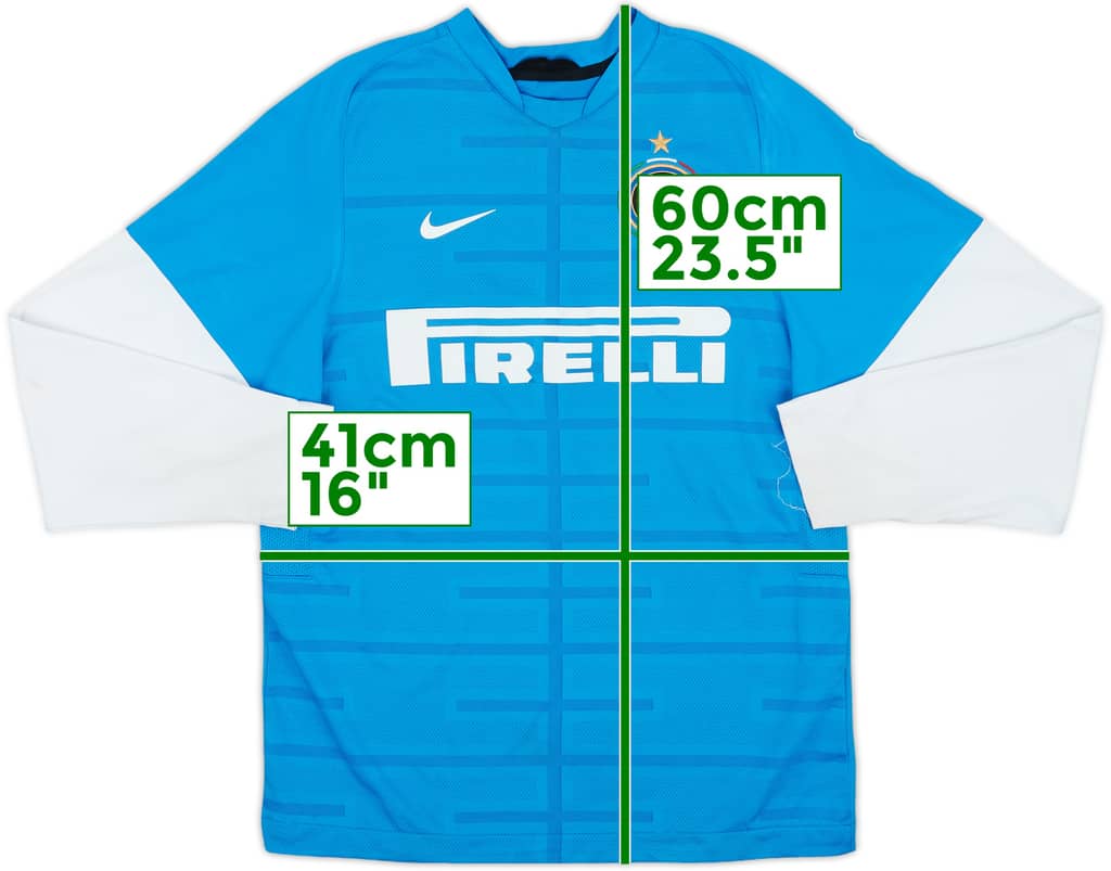2009-10 Inter Milan Nike Training L/S Shirt - 7/10 - (M.Boys)