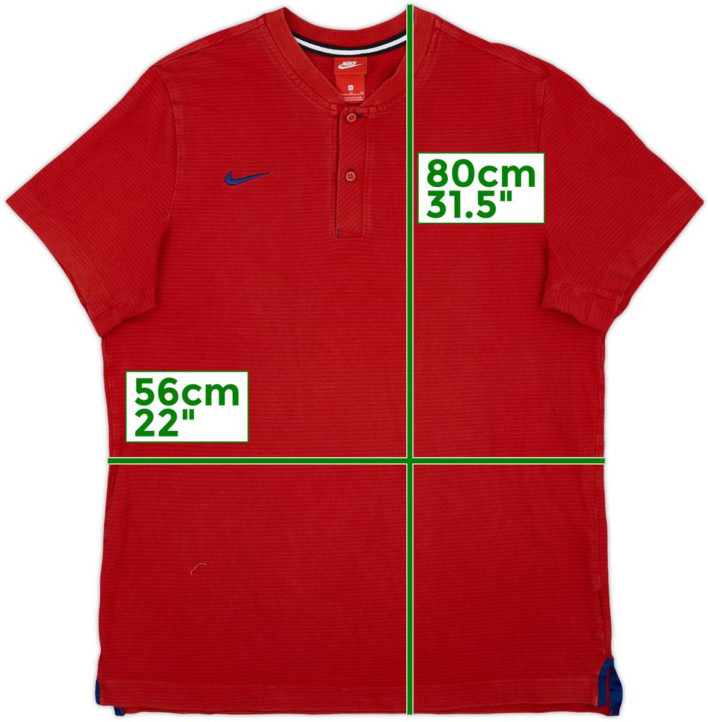 2017-18 Atletico Madrid Nike Polo Shirt - 8/10 - (XL)
