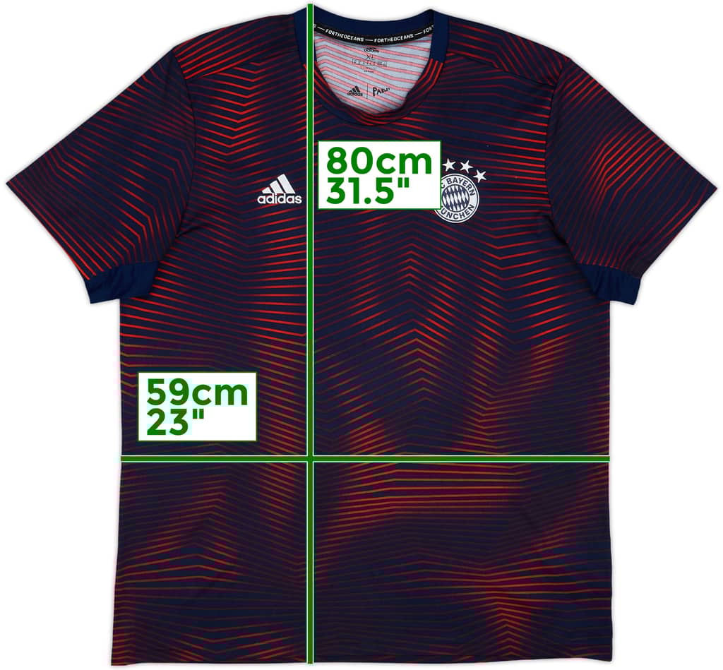 2018-19 Bayern Munich adidas Training Shirt - 8/10 - (XL)