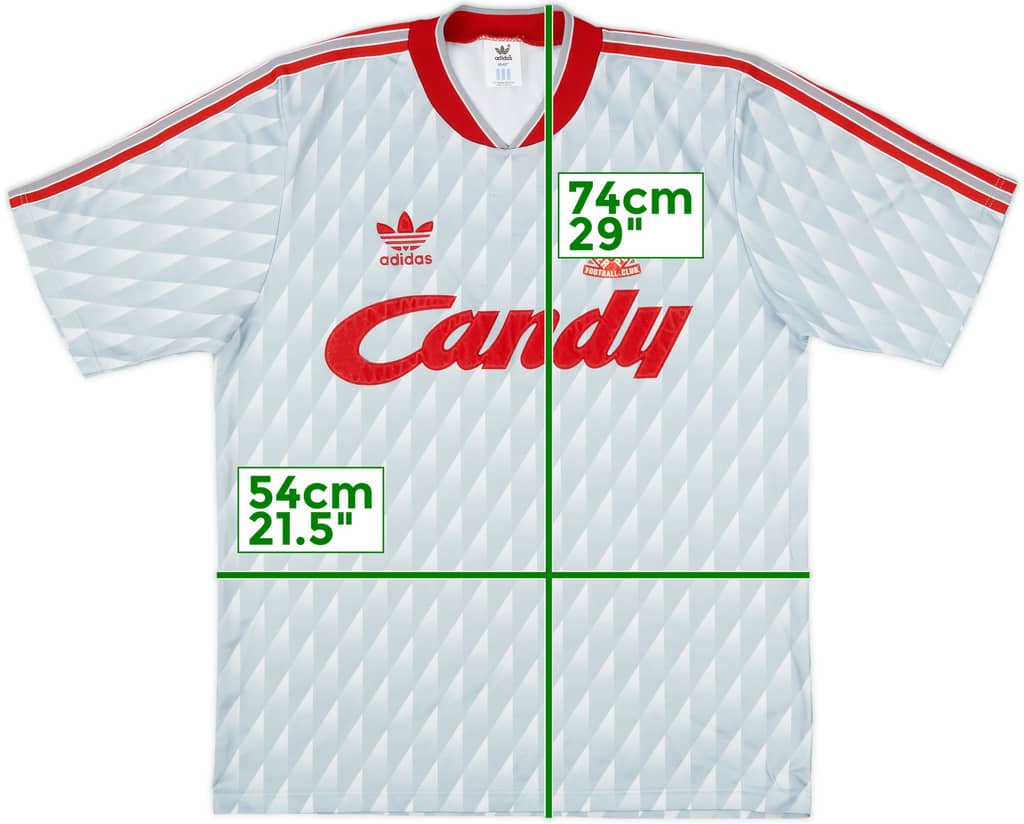 1989-91 Liverpool Away Shirt - 7/10 - (M/L)