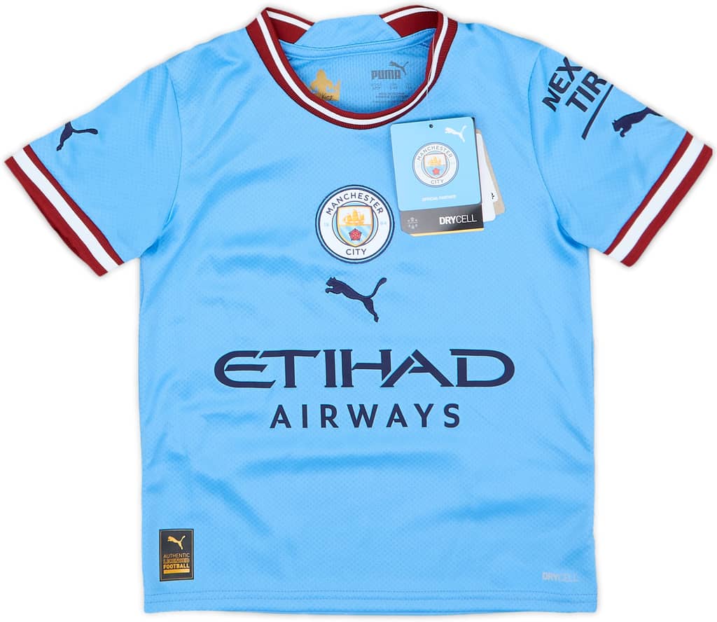 2022-23 Manchester City Home Shirt (5-6 Years)